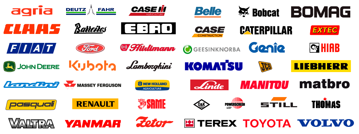 Machinery worldwide top brands