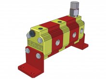 Thumbnail of RV-0S 9RS Vivoil Vivolo diviseur de débit volumétriques groupe 0 avec une seule valve