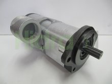 Thumbnail of 0510565088 Bosch Rexroth hydraulic double gear pump 14+10 cm3 splined shaft z11