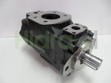 Image T6CCZ-B17-B10-WL02-A111 Denison Parker hydraulic pump doble de paletas 17+10 GPM straight reinforced shaft