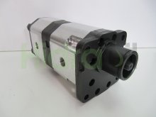 Image 2LM27-16IA01R-SN Roquet hydraulic double gear pump 18+10.6 cm3 con eje para polea