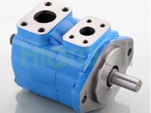 Thumbnail of 25VQ 12A 1C Vickers hydraulic vane pump 12 US gpm with cylindrical shaft