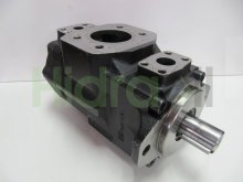 Image T6CCZ-B17-B10-WR03-A111 Denison Parker hydraulic pump doble de paletas 17+10 GPM straight reinforced shaft