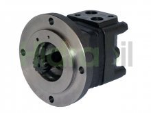 Image 151F0536 OMSS 100 Sauer Danfoss hydraulic orbital motor 100 cm3 with splined cardan shaft