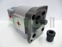 Main image of 31852330 Valtra Valmet hydraulic tandem gear pump with splined shaft