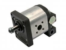 Thumbnail of 0510725384 Bosch Rexroth hydraulic gear pump 22.5 cm3 tapered shaft y regulador de caudal