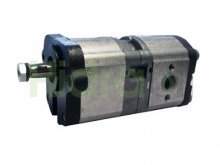 Thumbnail of 0510465362 Bosch Rexroth pompe hydraulique double à engrenage 8+14 cm3 arbre conique