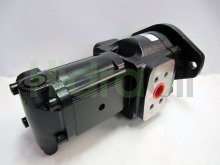 Thumbnail of 7029522003 Parker hydraulic double gear pump with splined shaft z13 and LS priority valve