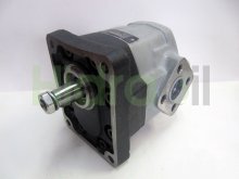 Image KM30.56R0-83E3-LEB/ED-N Casappa hydraulic gear motor 56 cm3 tapered shaft 1:8 y drenaje posterior