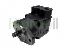 Thumbnail of M4C 067 3N02 A104 Denison Parker hydraulic vane motor 71 cm3 with splined shaft