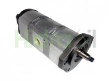 Thumbnail of 0510265010 Bosch Rexroth pompe hydraulique triple à engrenage 5+6+6 cm3 arbre conique