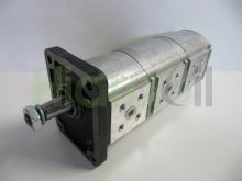 Image PLP10.4-86E1/10.4/10.4-FS D-L VZN 65902591 Casappa pompe hydraulique triple à engrenage arbre conique