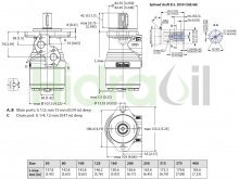 Thumbnail of 11185567 OMR X 125 White hydraulic orbital motor 125 cm3 with splined shaft z6 and 1 inch diameter