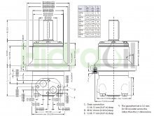 Thumbnail of 151B3033 OMTW 315 Danfoss moteur hydraulique orbital 315 cm3 roue type avec 1:10 arbre conique European version