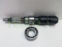 Thumbnail of S24-73739-0 Denison Parker splined shaft PTO z6 and bearing for hydraulic vane motor M4CT 