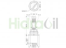 Thumbnail of PVRE 162F1311 Sauer Danfoss joystick manipulateur avec 2 proportionnel fonctions