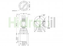 Thumbnail of PVRE 162F1303 Sauer Danfoss joystick manipulateur avec 1 proportionnel function avec série 1 adaptor kit