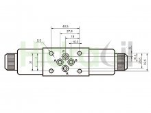 Thumbnail of WEVNG6-3-110VAC Hidraoil directional control valve open center 4/3 NG6 110V AC