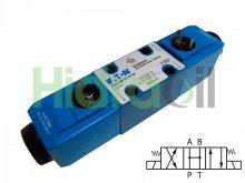 Thumbnail of DG4V 3 0C M U H7 60 Eaton Vickers directional control valve 4/3 NG6 24V DC open center