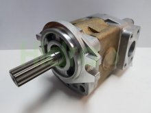 Image SGP2-40L970 Shimadzu hydraulic gear pump with splined shaft