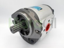 Image C63.4L36677 Dynamatic Sauer Sundstrand Danfoss hydraulic gear pump with splined shaft