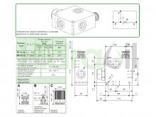 Thumbnail of RFA34 CBF Hydraulic pressure compensated flow regulator valve 3/4 BSP 3 ways aluminum