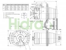 Thumbnail of 151Z3230 TMTW 315 Danfoss moteur hydraulique orbital 315 cm3 roue type