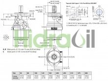 Image 11185608 OMR X 375 Danfoss White hydraulic orbital motor 375 cm3 with tapered shaft