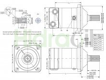 Thumbnail of 151Z3023 TMT 470 Danfoss moteur hydraulique orbital 470 cm3 arbre cannelé