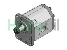 Image 1PLC100DA01M Roquet Hydraulic gear pump Displacement 66.6 cm3