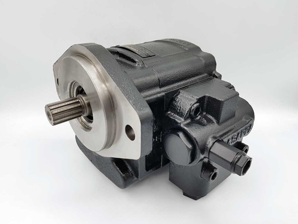 External gear hydraulic pump with cast iron case